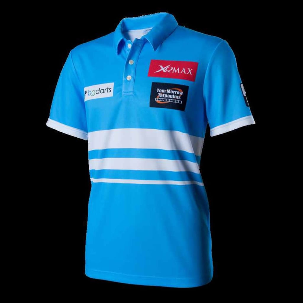 

XQmax Darts VvdV replica wedstrijdshirt blauw maat XS QD9100010