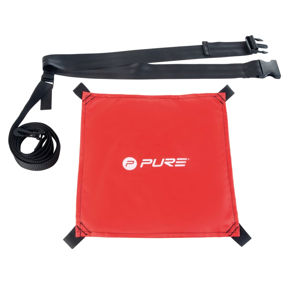 Pure2Improve Swim weerstandsparachute zwemmen rood one size