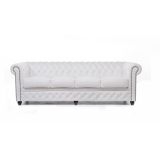 Original Chesterfield Weiß 4-sitzer