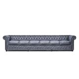 Chesterfield Origine Vintage Noir 6-places
