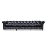 Chesterfield Origine Noir 6-places
