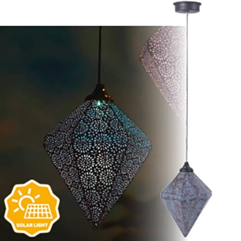Luxform Solare LED-Garten-Hängeleuchte Myra Orientalisch Blau