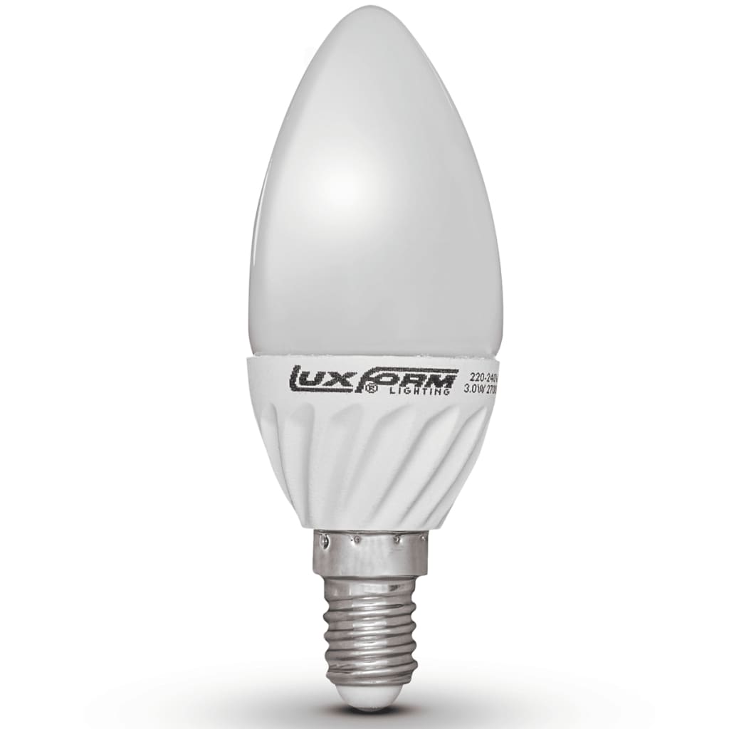 Luxform 4 Kynttilänmuotoista LED-polttimoa 3 W E14 230 V 2700 K