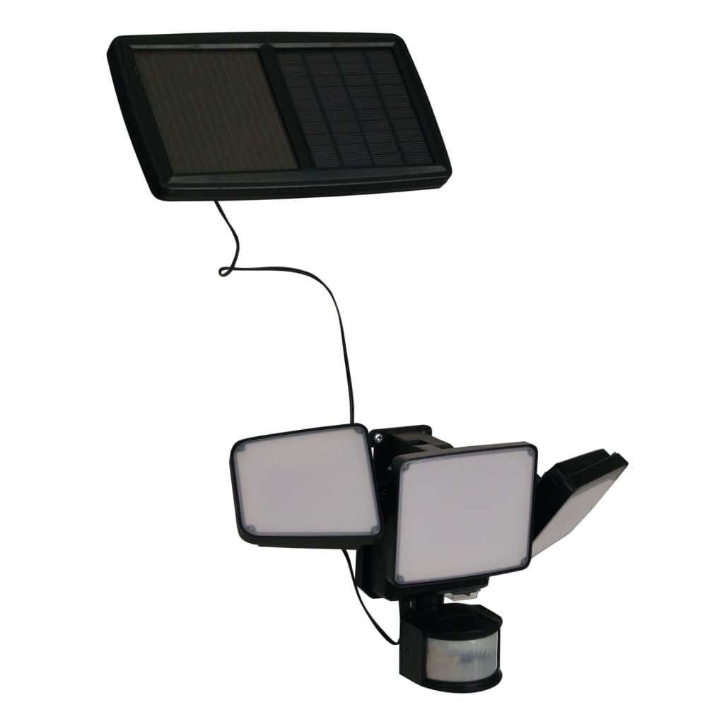 

Luxform Tuinlamp Security La Rioja PIR met sensor slim solar LED zwart