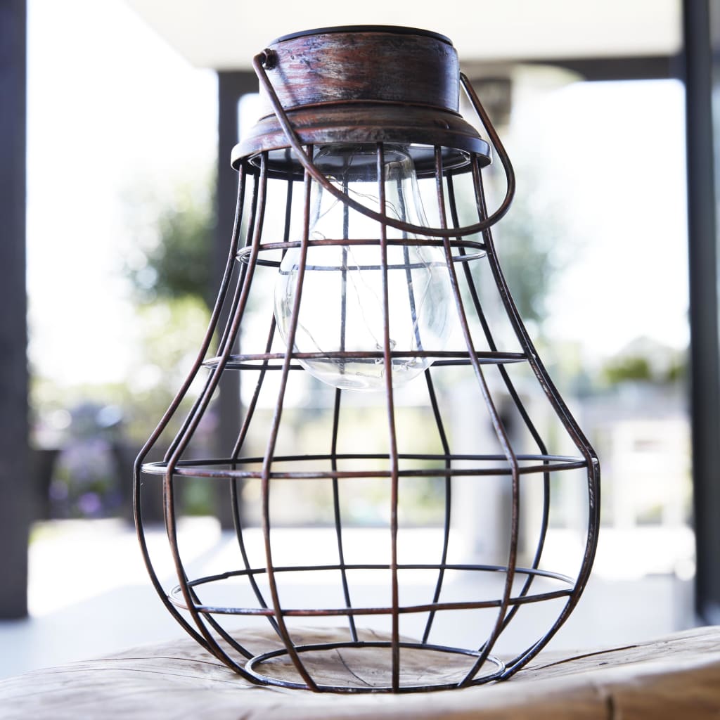 

Luxform LED-tuinlantaarn solar Rumba bruin 30102
