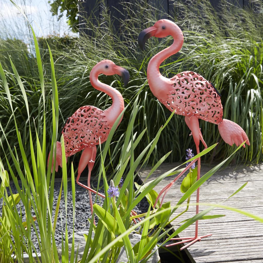 

Luxform LED-tuinlamp solar Flamingo roze 30111