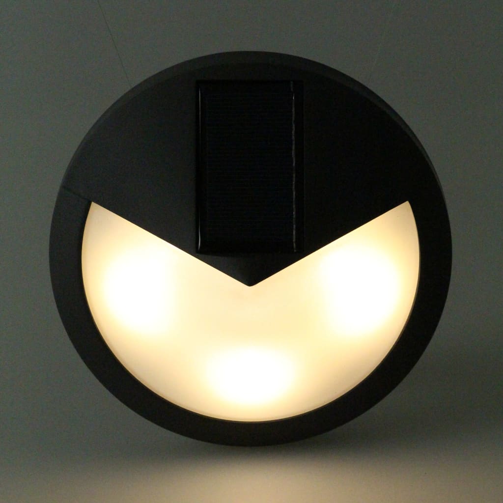 VidaXL - Luxform Solar LED-wandlamp voor buiten Pasadena anthraciet 38187