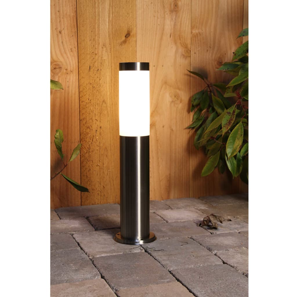 Luxbright Solar LED-lichtpaal voor buiten Idaho zilver 39135