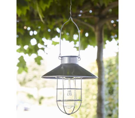 Luxform Solar LED Hängeleuchte Ravenna Silbern 40103 | vidaXL.de