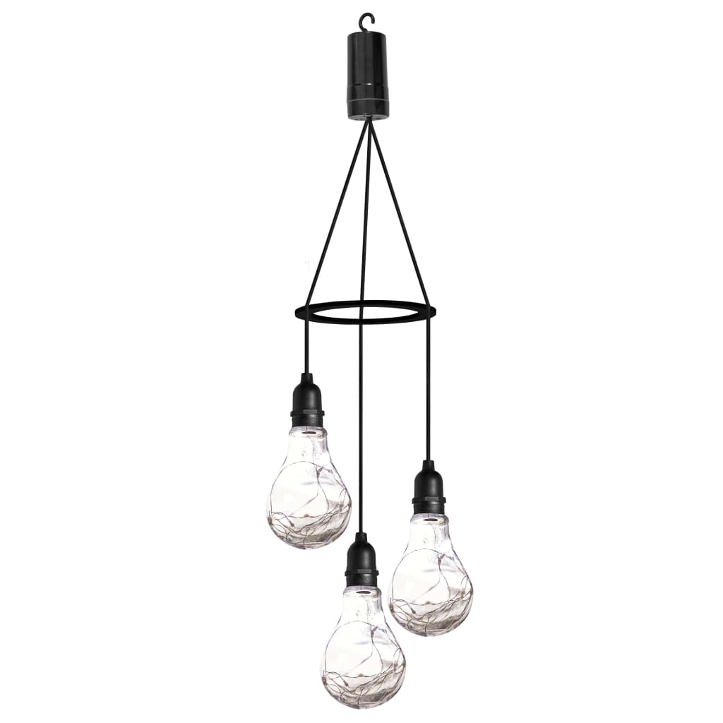 Luxform Lampe suspendue à LED à piles avec 3 ampoules Apollo