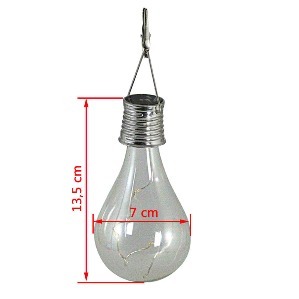 Luci Solari A LED Da Giardino Per Feste 4 Pz Trasparente 95420 Luxform 10 width=274