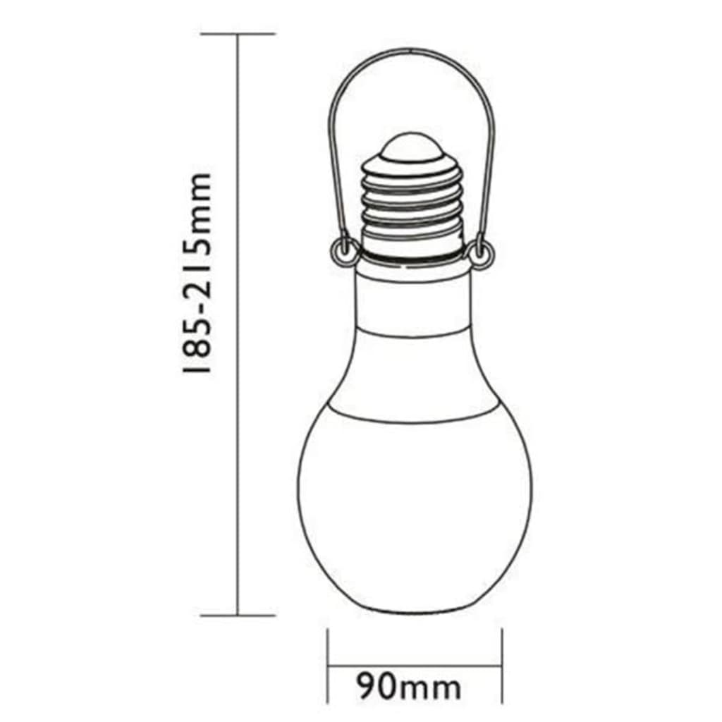 VidaXL - Luxform Tuindecoratie LED-lamp matglas 4 st 95434