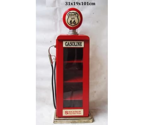 Wall Cabinet Display Cabinet Gas Pump Gas Station Vintage Route 66