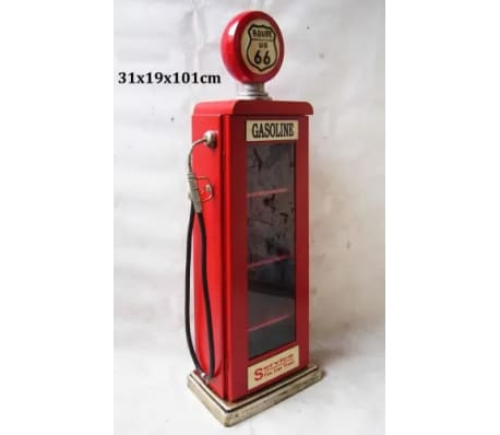 Wall Cabinet Display Cabinet Gas Pump Gas Station Vintage Route 66