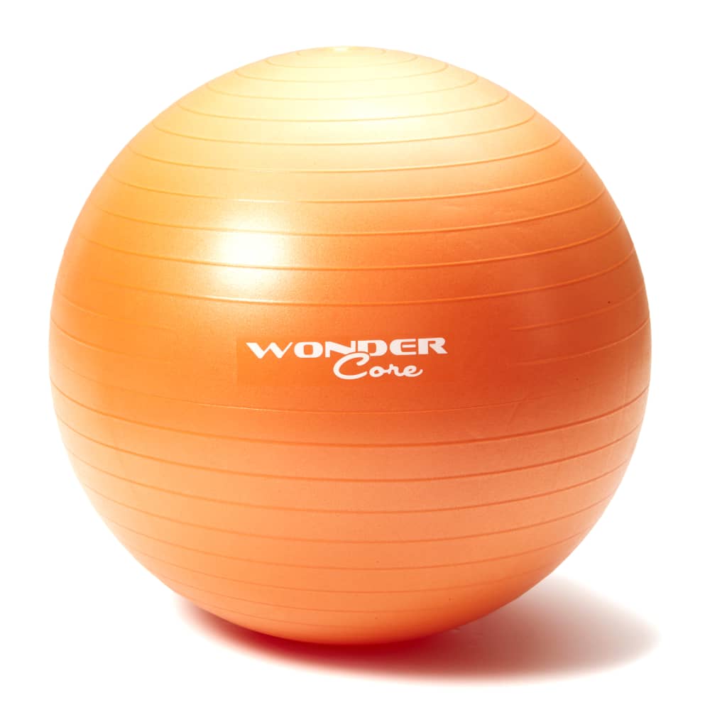 Wonder Core Gymnastiek bal anti-barst 55 cm oranje WOC025