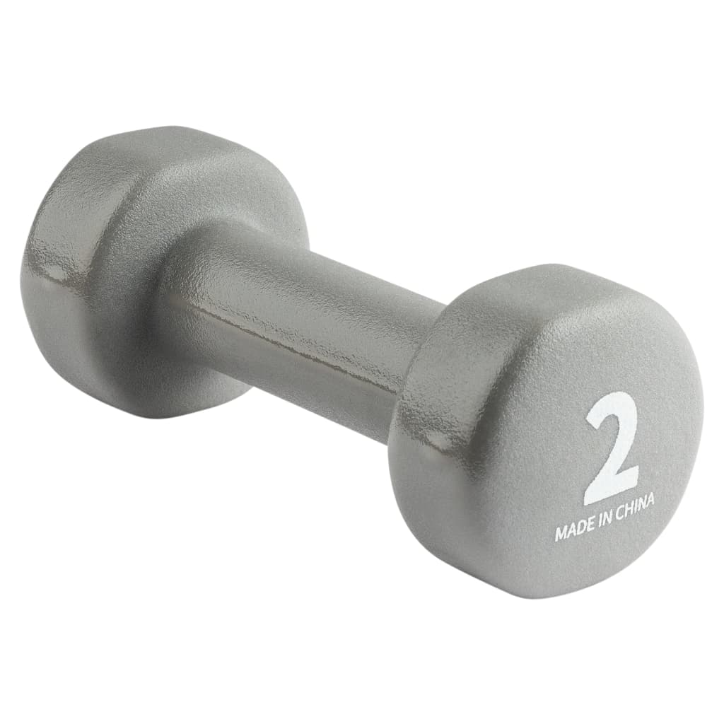 Wonder Core Neoprene Dumbbell 2 kg Grey