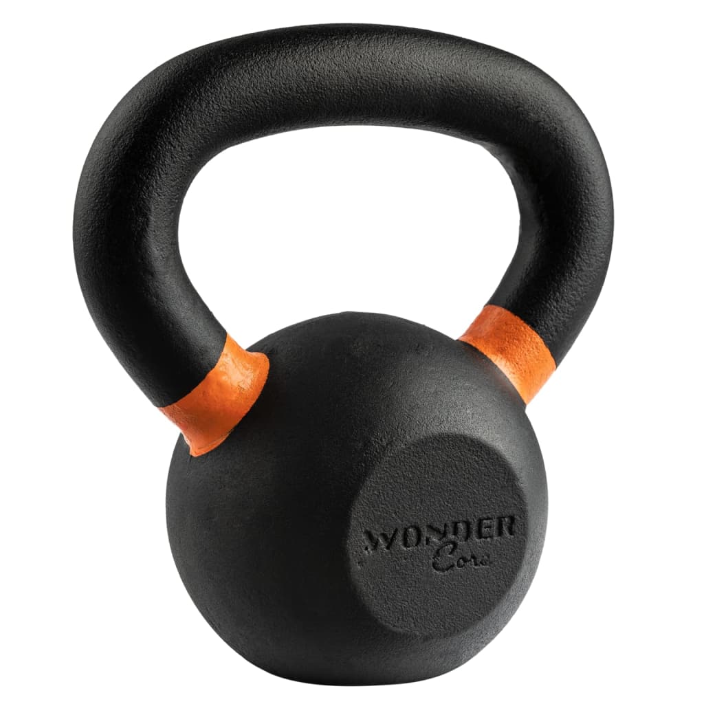 Wonder Core Kettlebell Power Coating 6 kg Schwarz und Orange