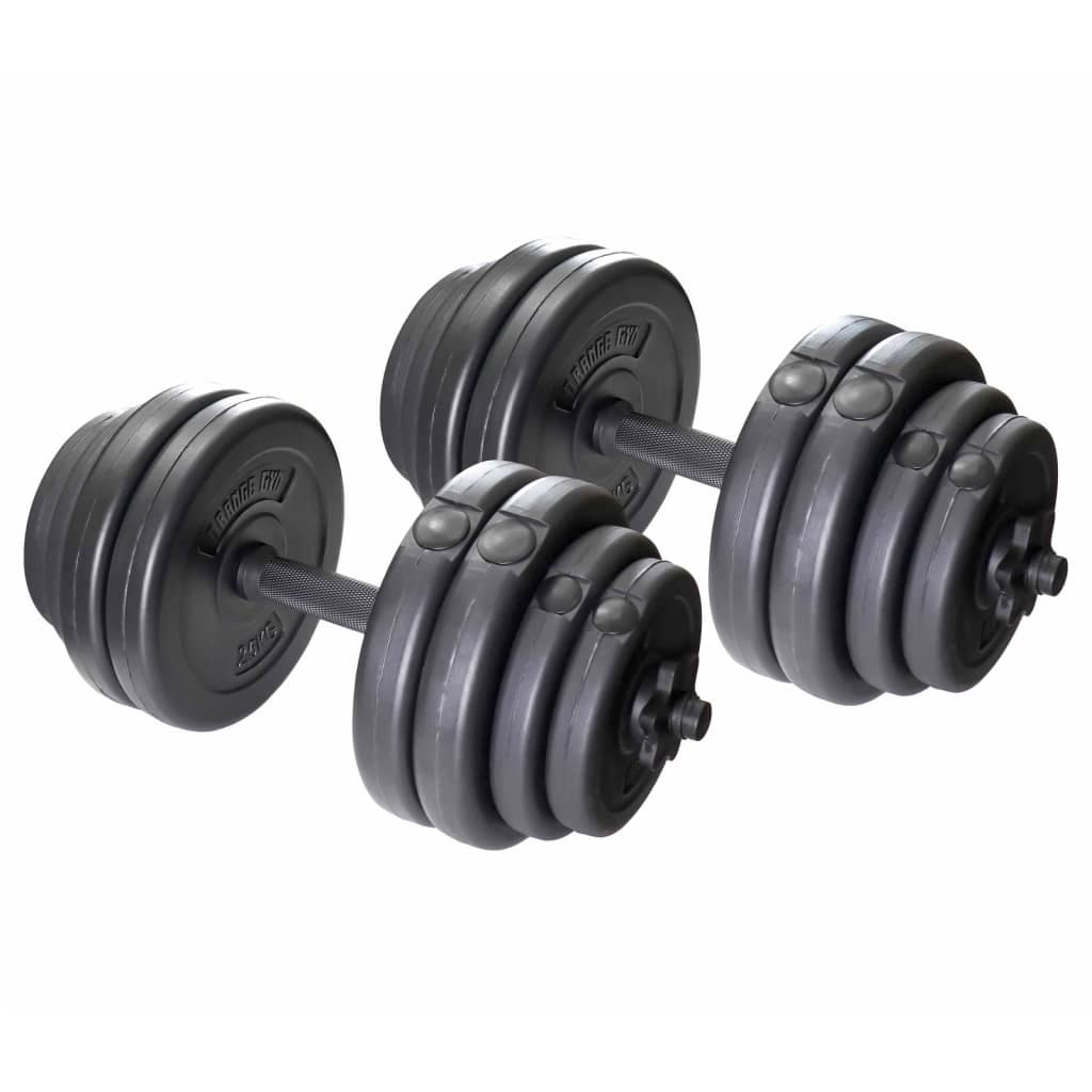Orange Gym håndvægtsæt 30 kg sort
