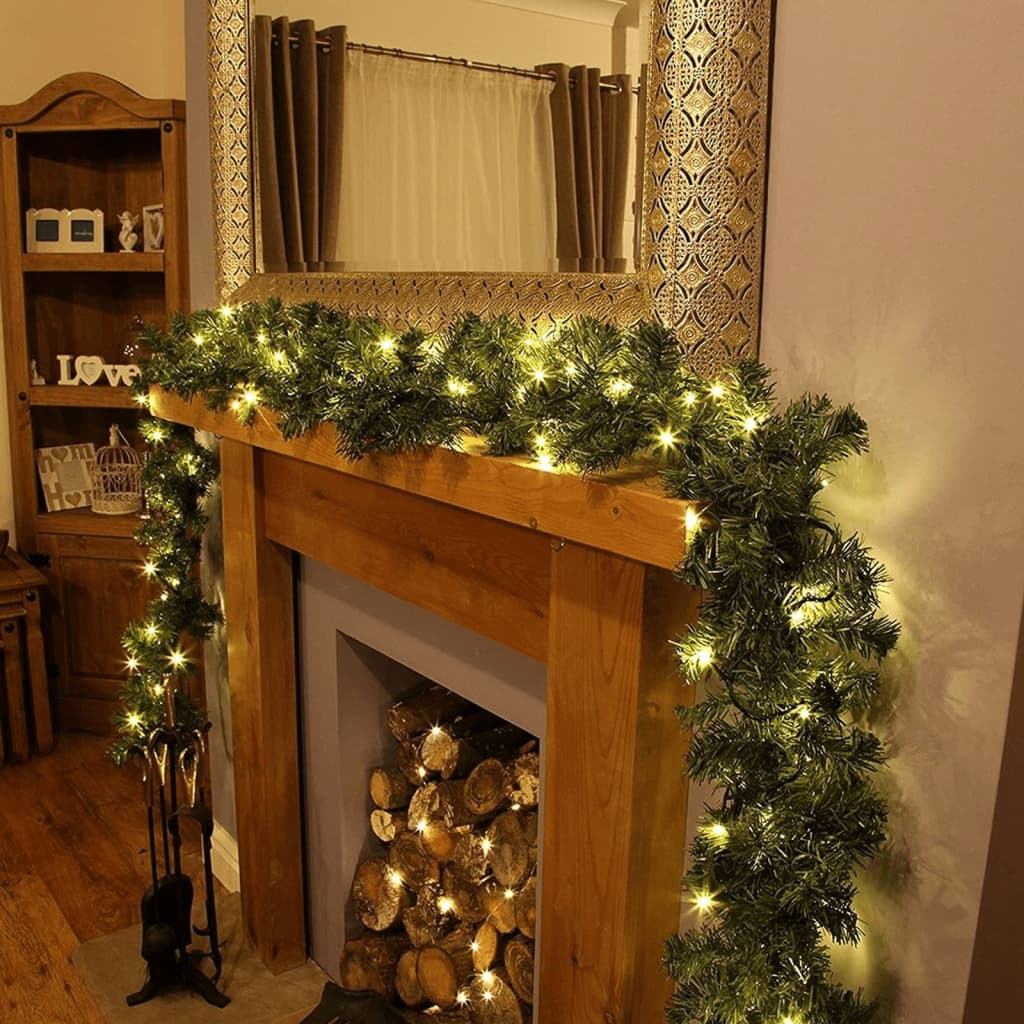 Ambiance Ghirlandă de Crăciun cu 30 de LED-uri, 270 cm