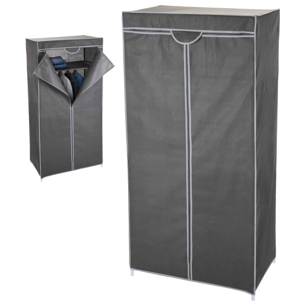 

Storage solutions Kledingkast mobiel 75x45x160 cm grijs