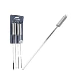 SET 4 SPIEDINI INOX 44CM