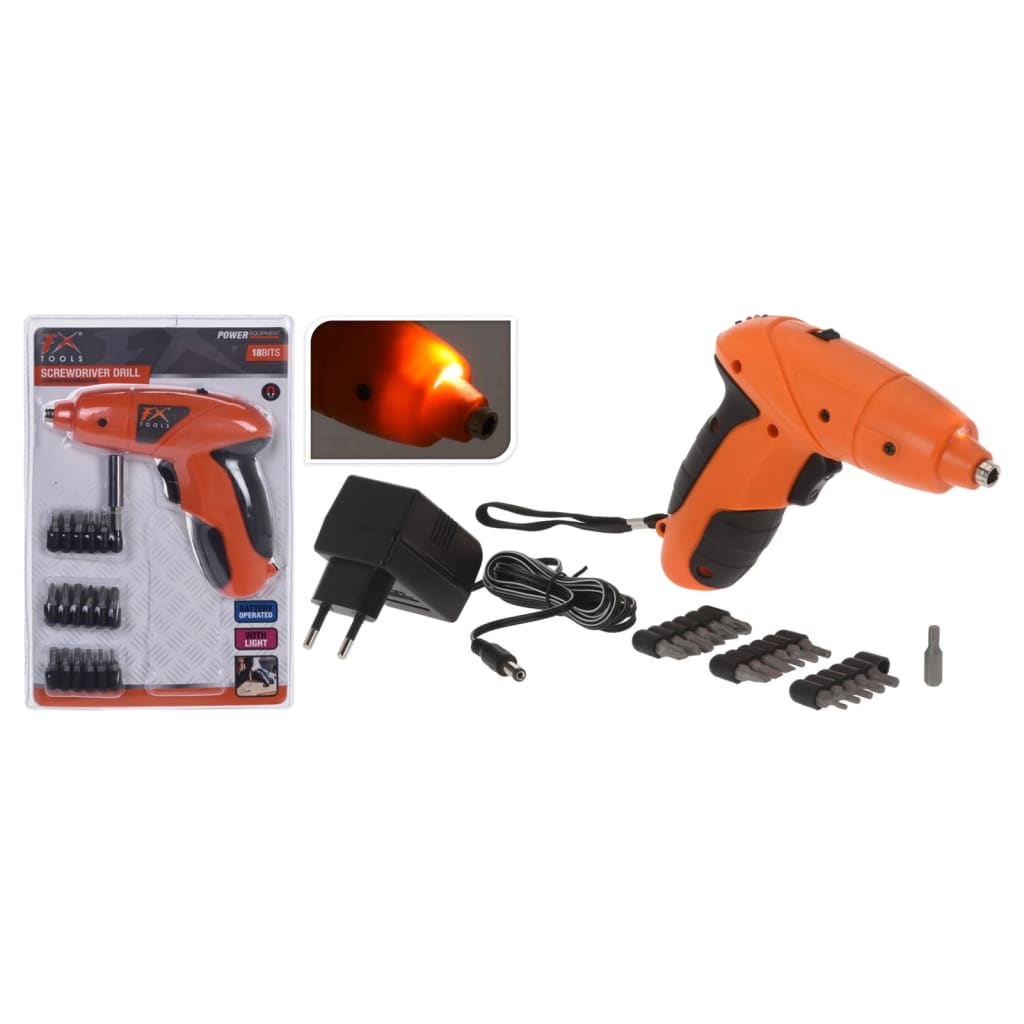 FX-Tools 19-delige Accuboorschroevendraaierset afbeelding