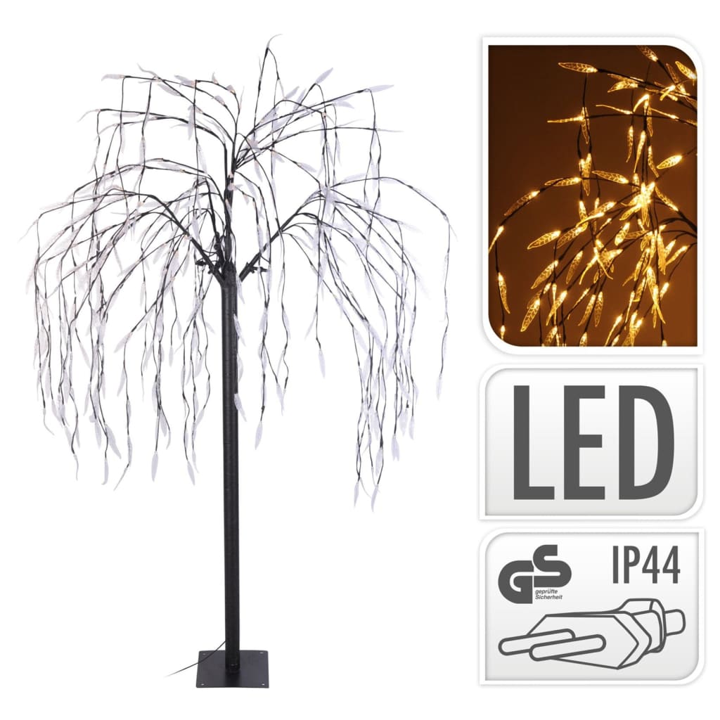 

Ambiance Kerstverlichting met 400 LED's wilgenboom 180 cm