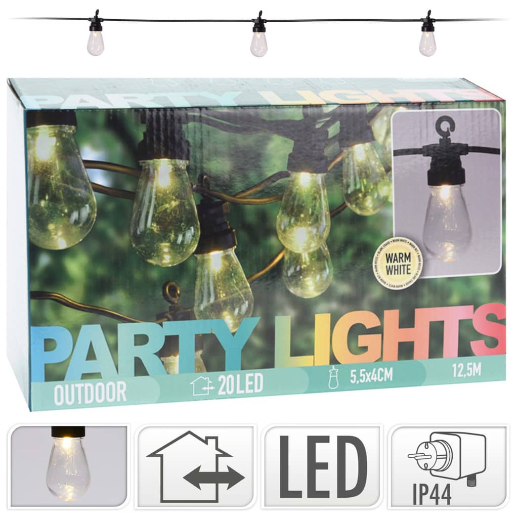ProGarden set LED rasvjete za zabave 20 lampica 4,5 V Dom i vrt Naručite namještaj na deko.hr