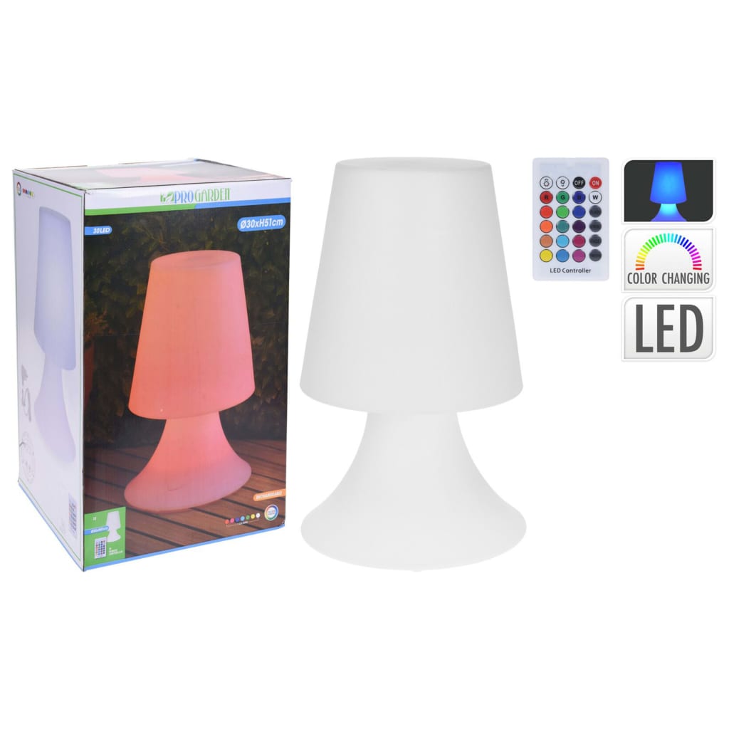 Unico Design ProGarden Lampada a LED 51x30 cm Multicolore 30x30x51 cm  Magnifico it - Bianco16826