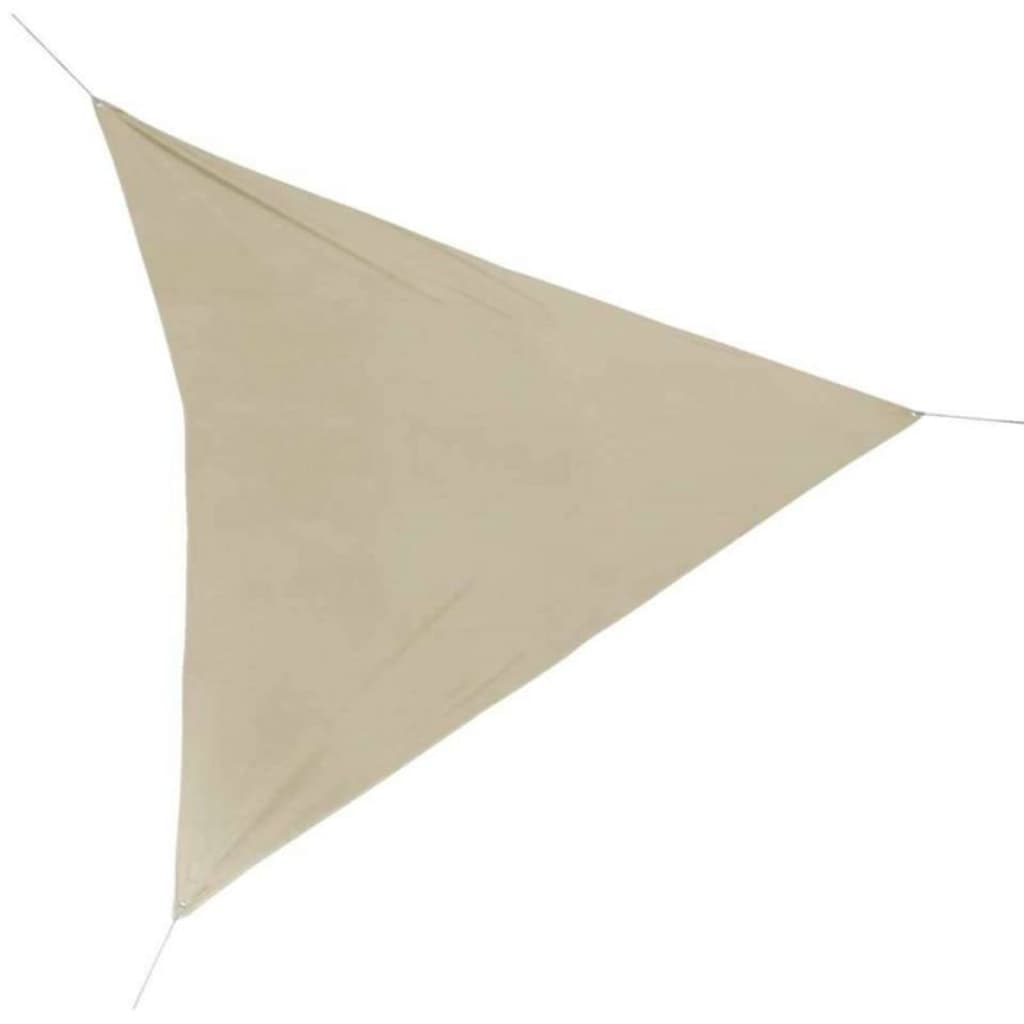 ProGarden Toile d'ombrage 3x3x3 m crème triangulaire