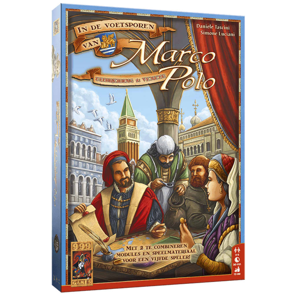 Afbeelding 999 Games Marco Polo Uitbreiding Venetië - Bordspel - 12+ door Vidaxl.nl