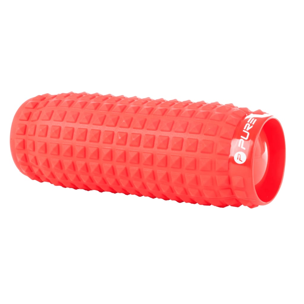 Pure2Improve opgeblazen Massage Roller 35,5 x 12 cm rood