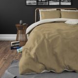 Zensation Dekbedovertrek Twin Face Cream Taupe-240x200/220
