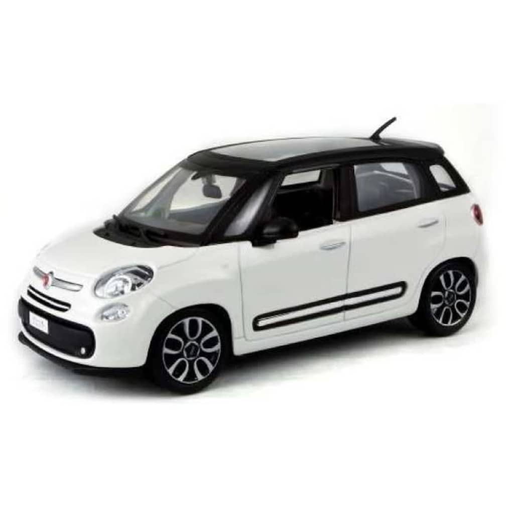 Afbeelding Bburago schaalmodel Fiat 500L 1:43 wit door Vidaxl.nl