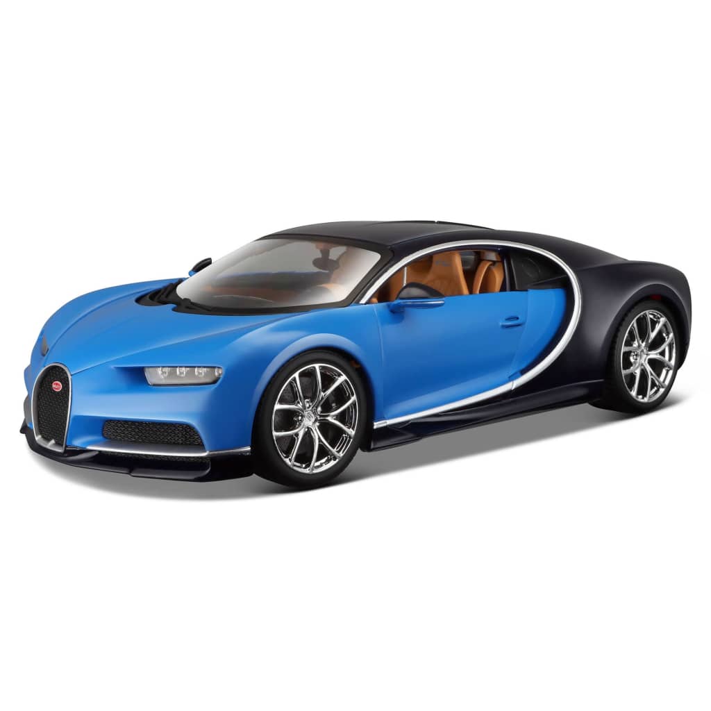 Bburago schaalmodel Bugatti Chiron 1:18 blauw