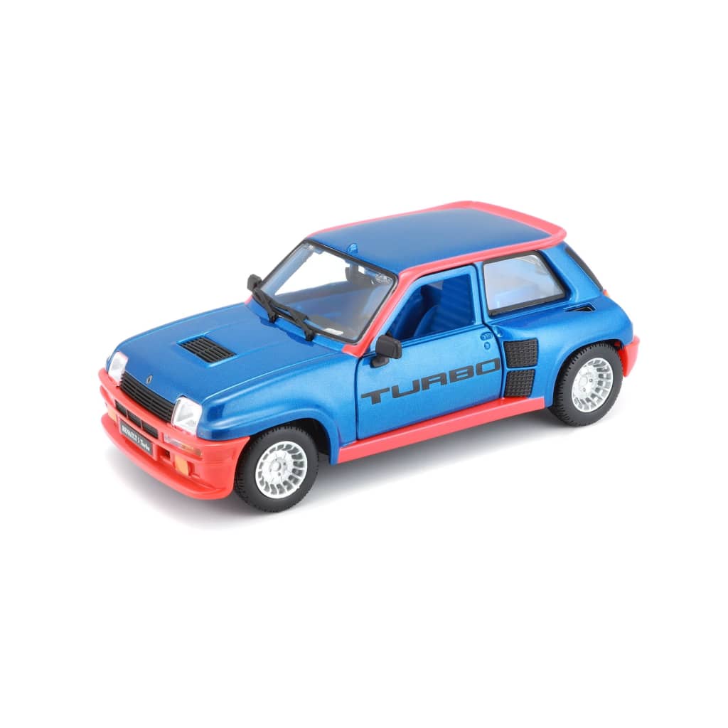 Bburago schaalmodel Renault 5 Turbo 1982 1:24 blauw