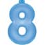 Prohap Opblaascijfer 8 Blauw 35Cm prohap kopen in de aanbieding
