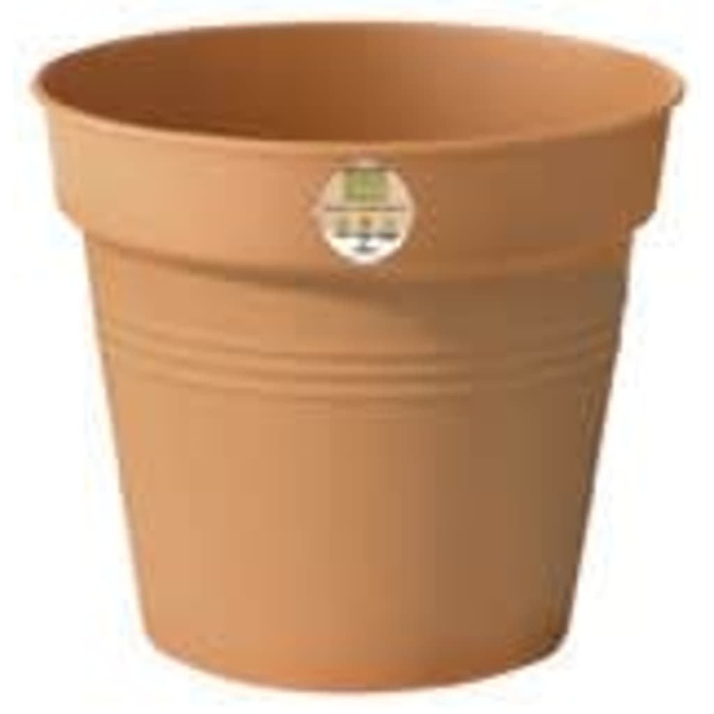 Elho 3 Stuks Bloempot Green Basics Kweekpot 21 Cm Mild Terra elho kopen in de aanbieding