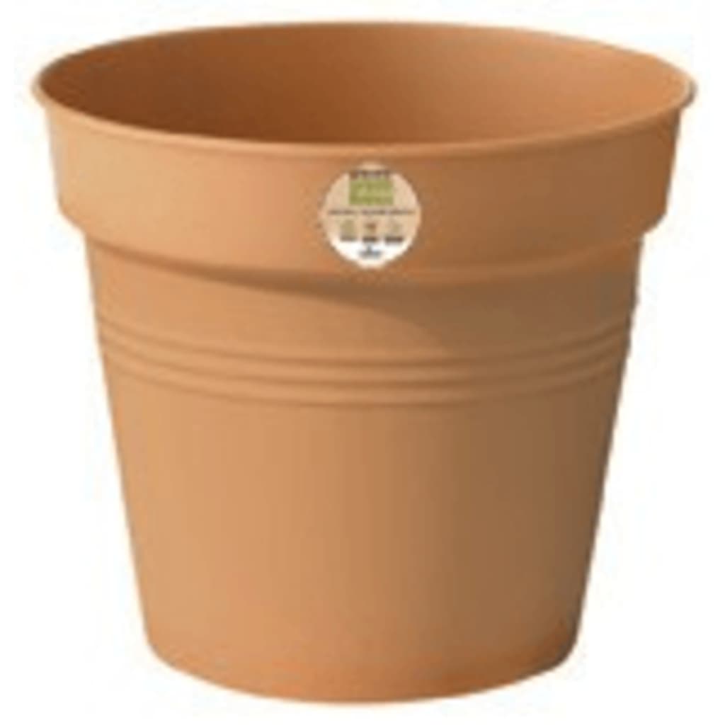 Elho 2 Stuks Bloempot Green Basics Kweekpot 30 Cm Mild Terra elho kopen in de aanbieding
