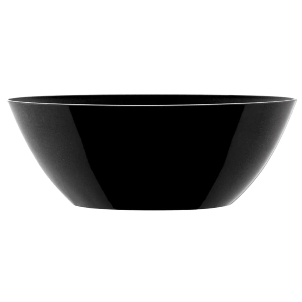 Elho 2 Stuks Bloempot Brussels Diamond Ovaal 20 Cm Metallic Zwart elho kopen in de aanbieding