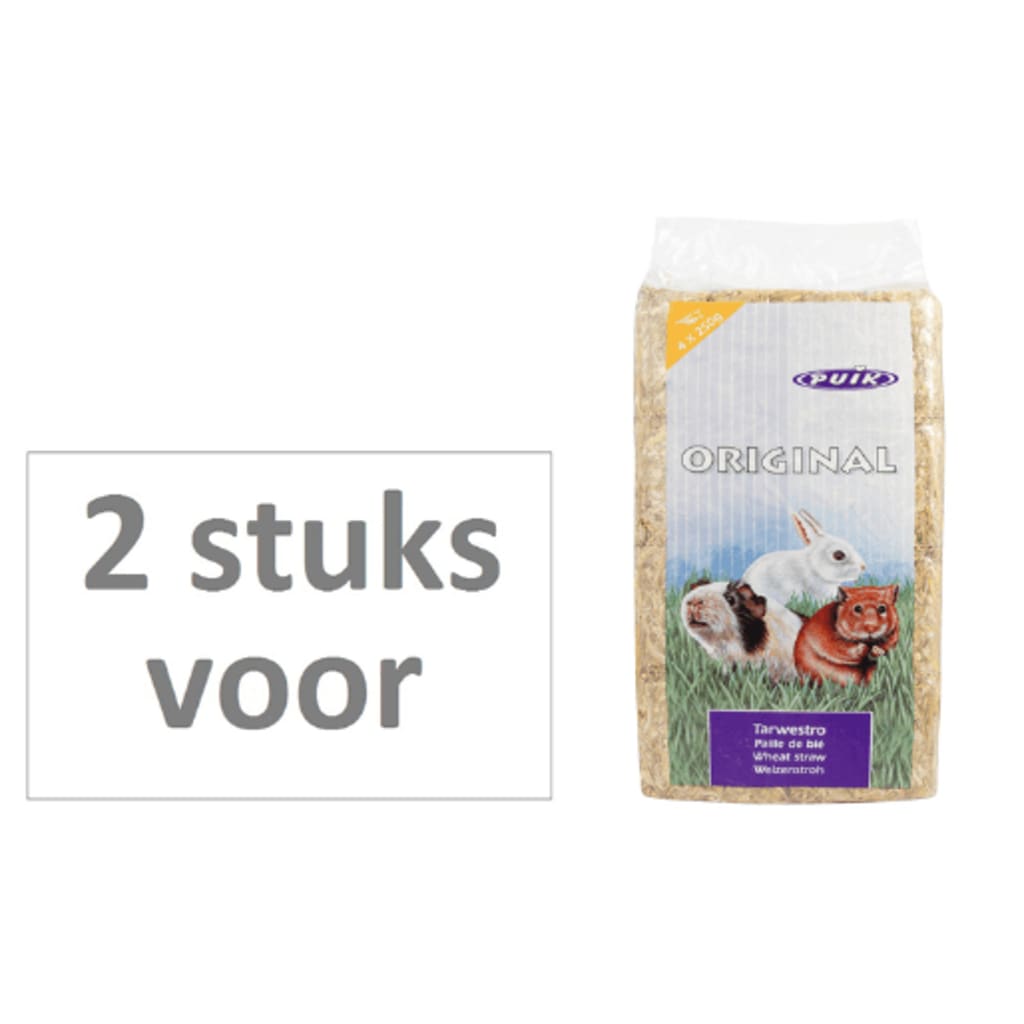 Afbeelding 2 stuks! Tarwestro 1 kg PUIK door Vidaxl.nl