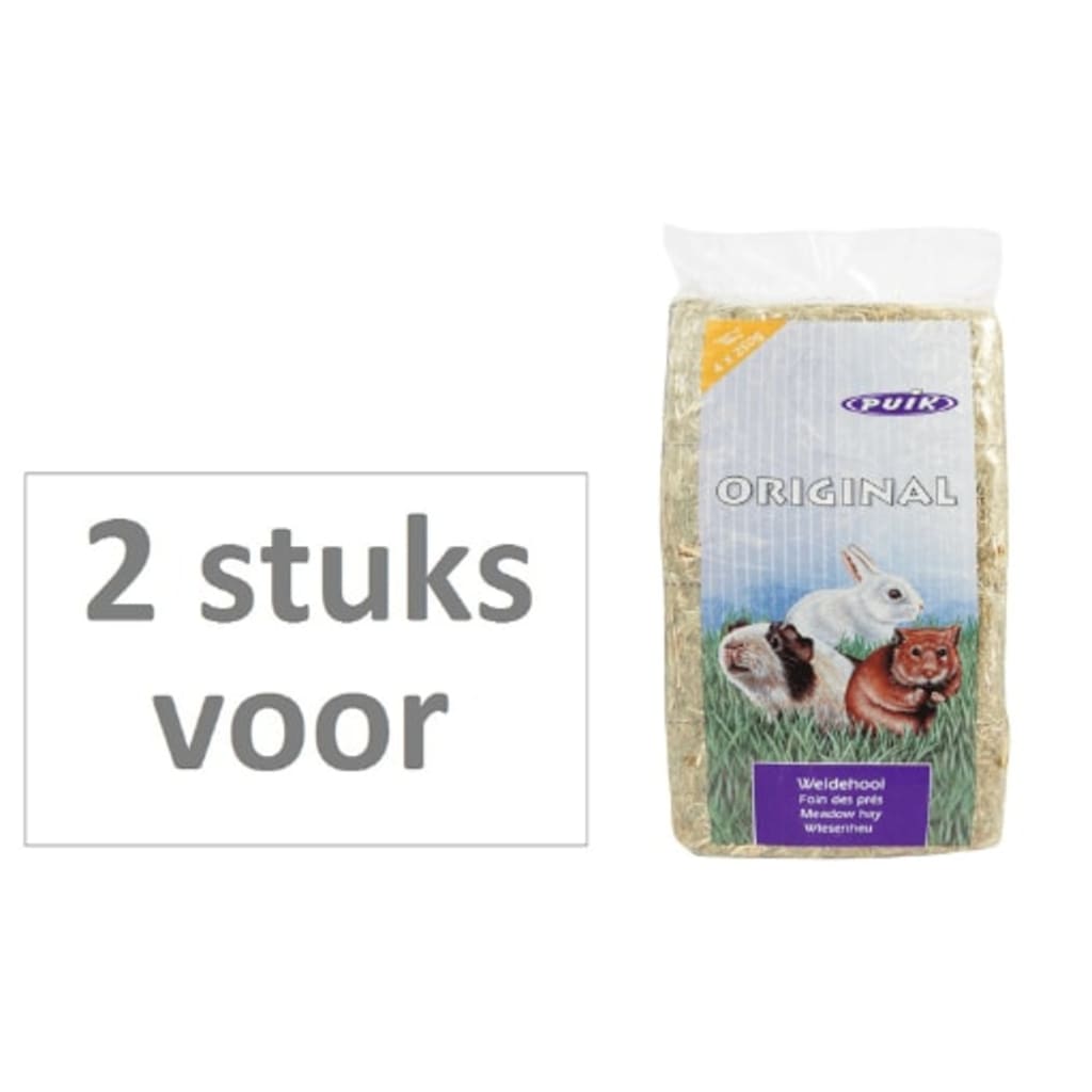 Afbeelding 2 stuks! Weidehooi compact 1 kg PUIK door Vidaxl.nl