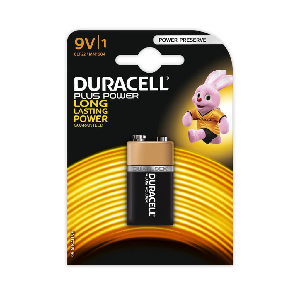 Duracell 3 stuks 9V batterij