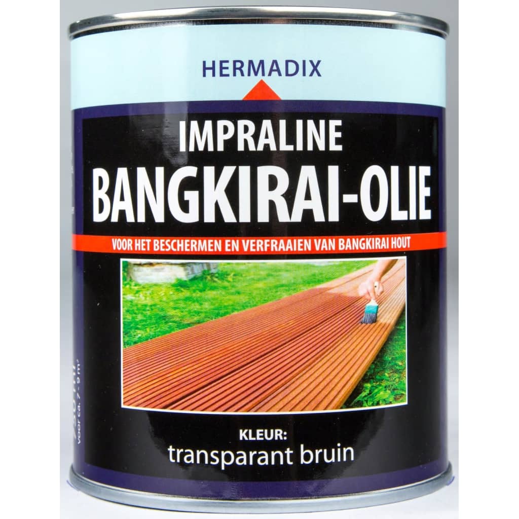 Afbeelding Hermadix 2 stuks Impraline Bangkirai Olie 750 ML door Vidaxl.nl