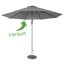 Borek Parasol Evian 250X250 Cm Grijs borek kopen in de aanbieding