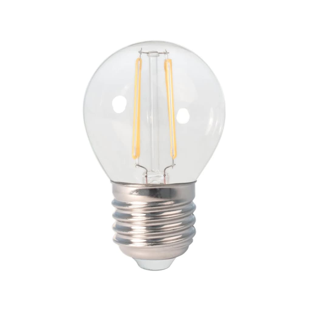 Calex 5 stuks LED volglas Filament Kogellamp 240V 2,0W 200lm E27 P45,