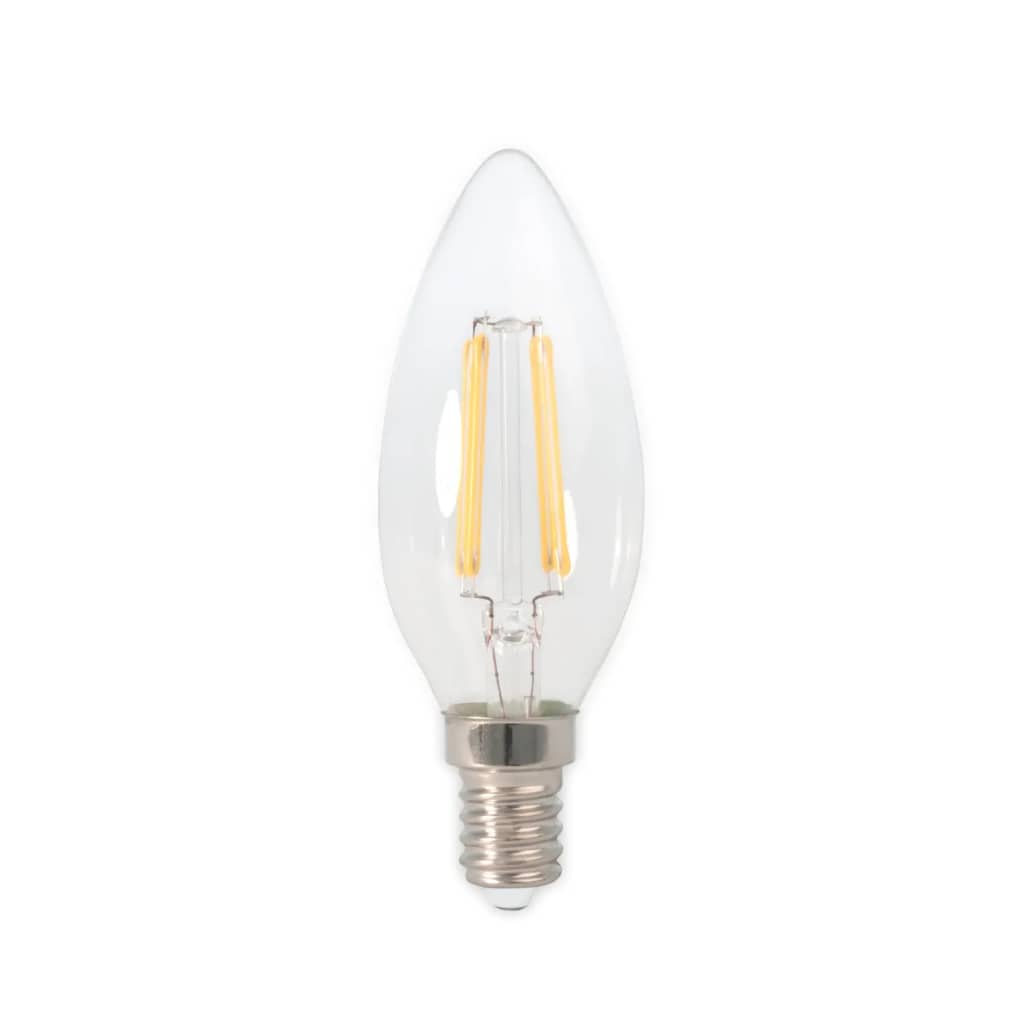 Calex 5 stuks LED volglas Filament Kaarslamp 240V 2,0W 200lm E14 B35,