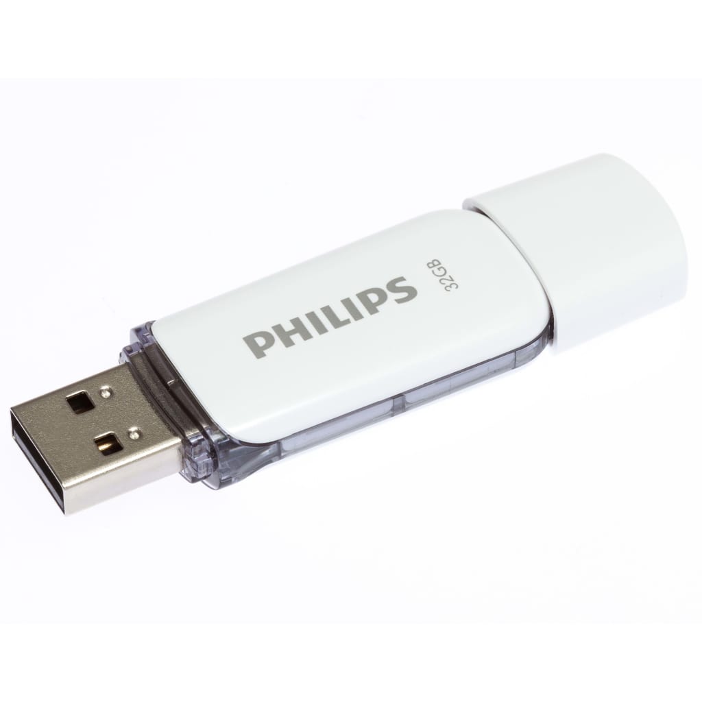 Philips USB-sticks 2 st Snow USB 2.0 32 GB wit en grijs