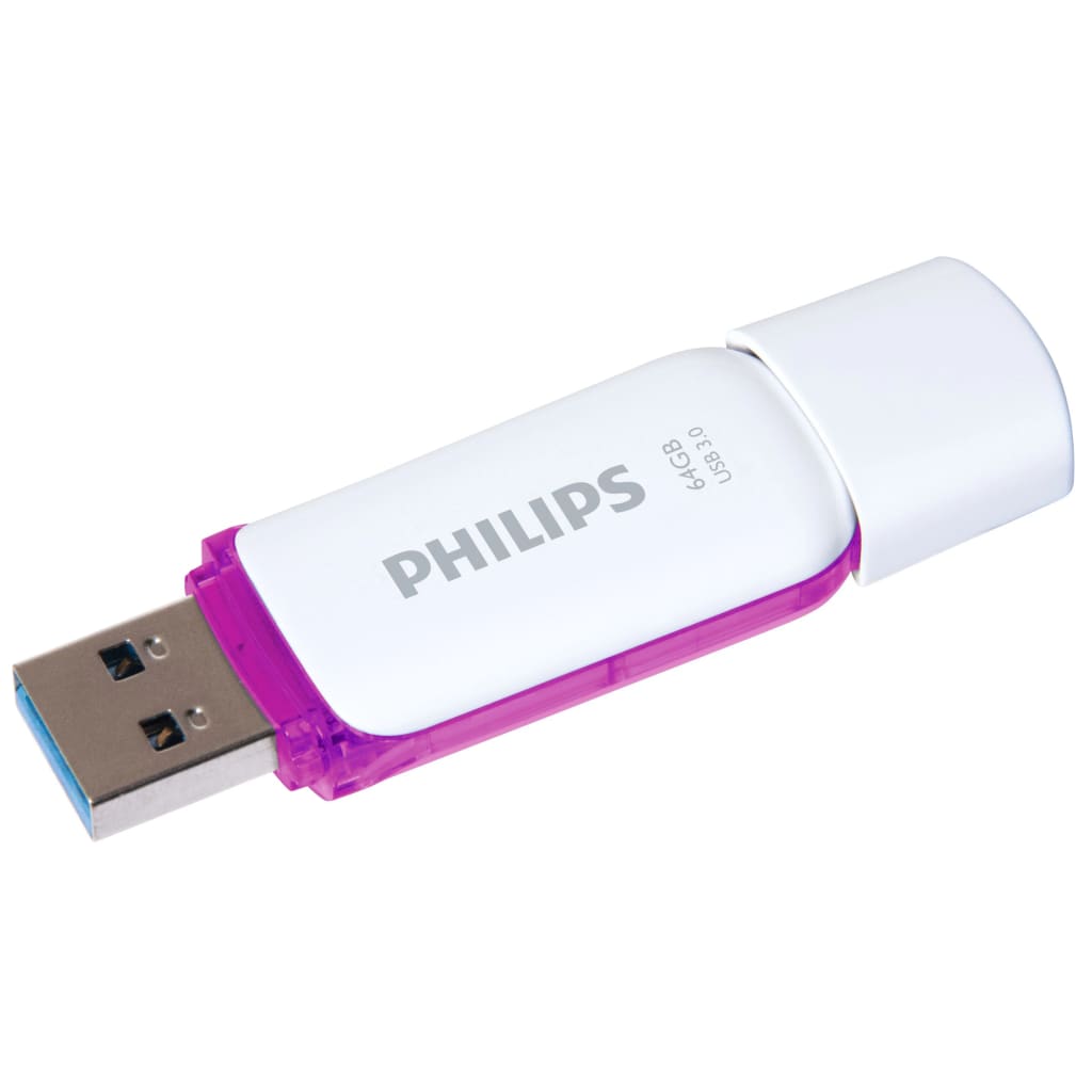 Afbeelding Philips USB-stick Snow USB 3.0 64 GB wit en paars door Vidaxl.nl