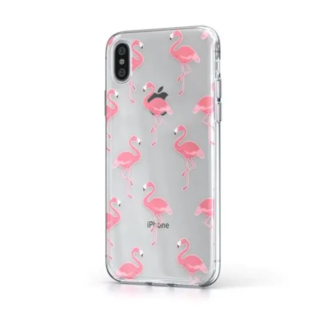 Be Hello - iPhone Xs Max Hoesje - Zachte Back Case Flamingo